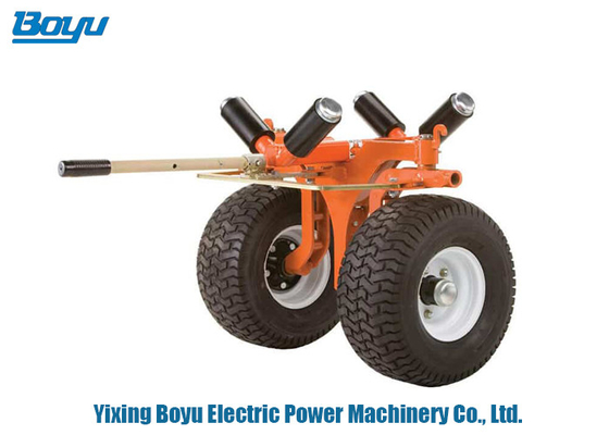 Two Wheel Pole Dolly Pole Line Hardware Cable & Pole Protection