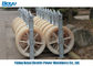 Aerial Roller Bundled Conductor Pulley , Nylon Three Coductor Pulleys