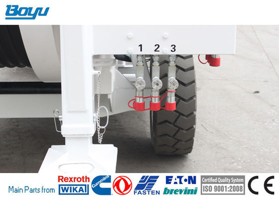 97kw Cummins Engine Stringing Hydraulic Wire Tensioner Equipment