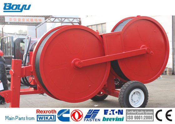 Max Continuous Tension 30 Kn Hydraulic Tensioner Cable Stringing Equipment